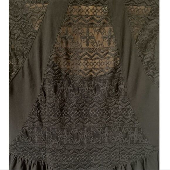 Tobi Women's New Black Lace  Semi-Casual Maxi Dress SIZE M - Picture 9 of 14